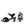 Sandale Tiffany noir verni par Glamille