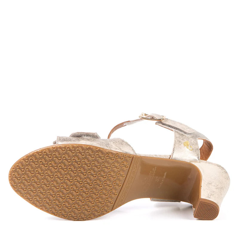 Sandale Tiffany beige stone par Glamille