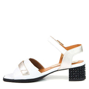 Sandale withney blanc pearl par Glamille
