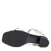 Sandale withney blanc pearl par Glamille