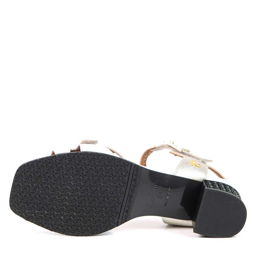 Sandale withney blanc pearl par Glamille