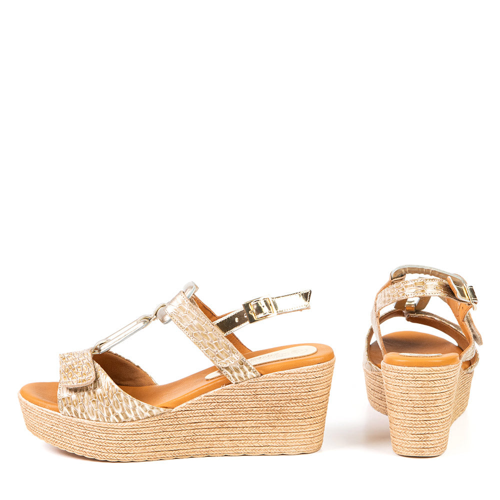 Sandale Josie galaxy métallique par Glamille