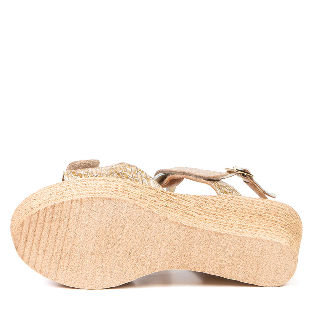 Sandale Josie galaxy métallique par Glamille