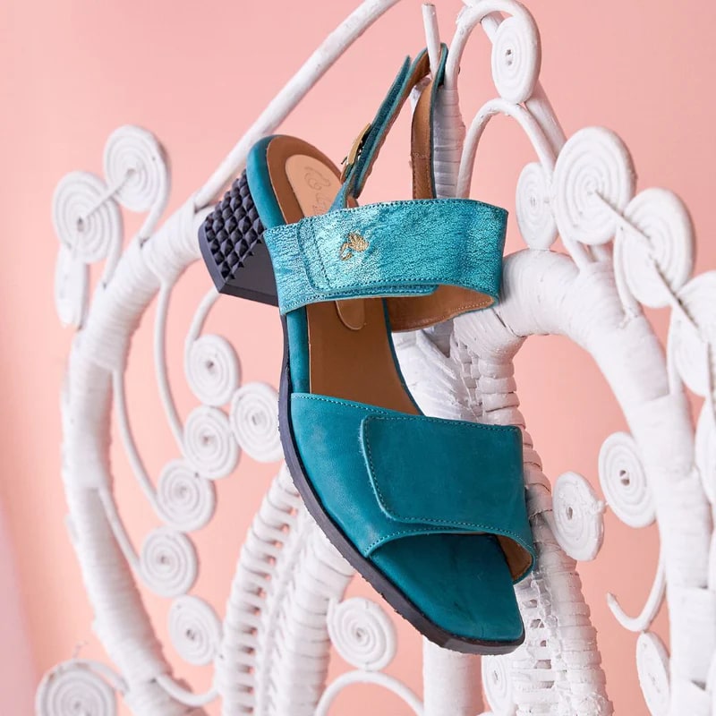 Sandale Céline bleu  atlantique par Glamille
