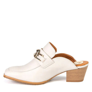 Sabot Gisèle blanc par Glamille