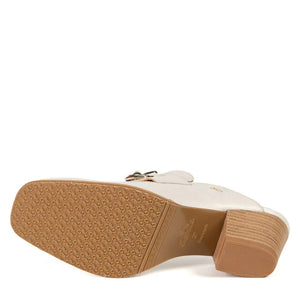 Sabot Gisèle blanc par Glamille