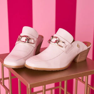 Sabot Gisèle blanc par Glamille