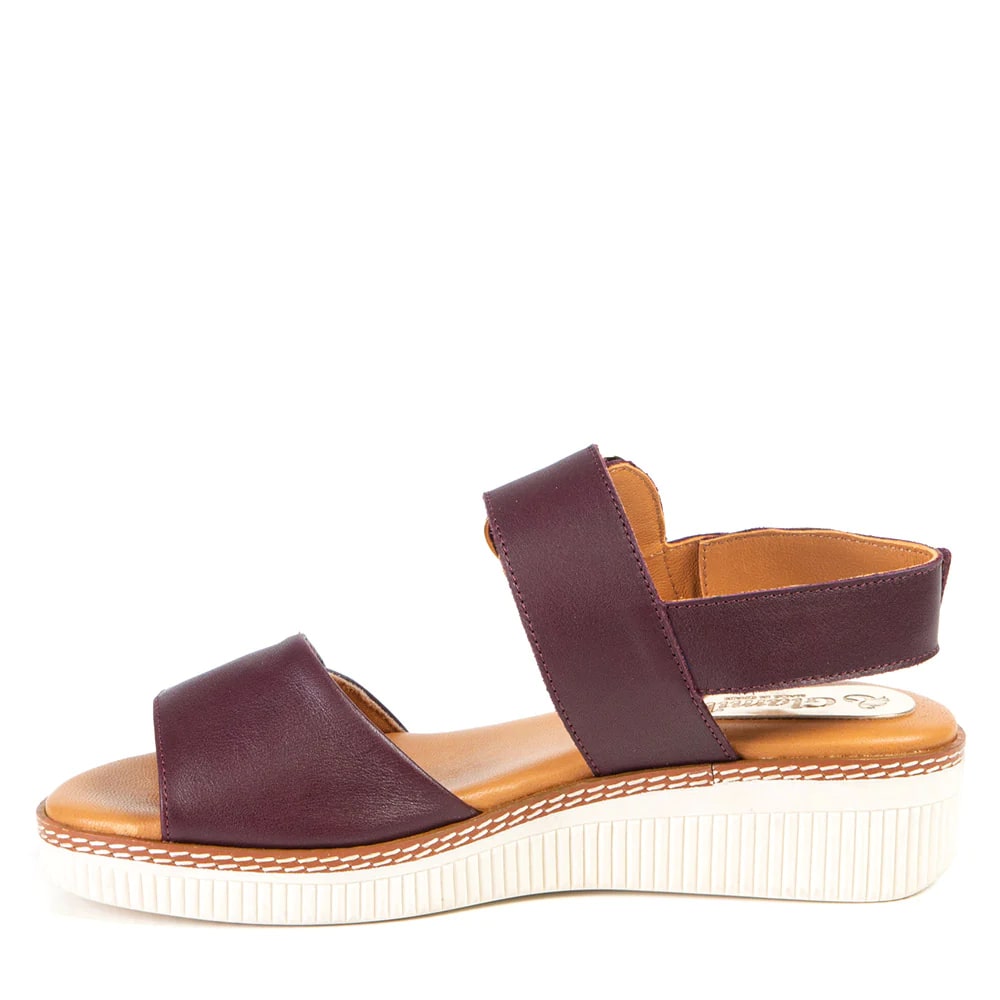Sandales Jane bourgogne par Glamille