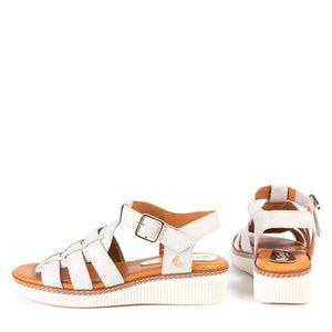 Sandale May blanche par Glamille