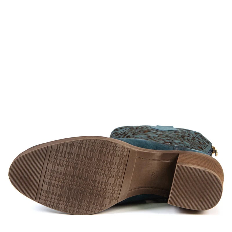Botte Shania bleue par Glamille