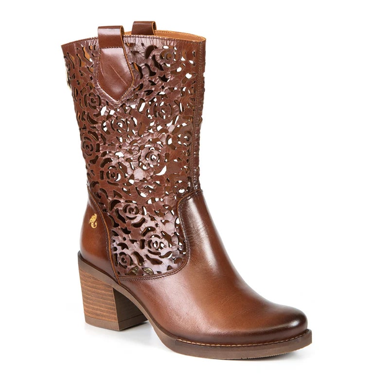Botte Shania brun teak par Glamille