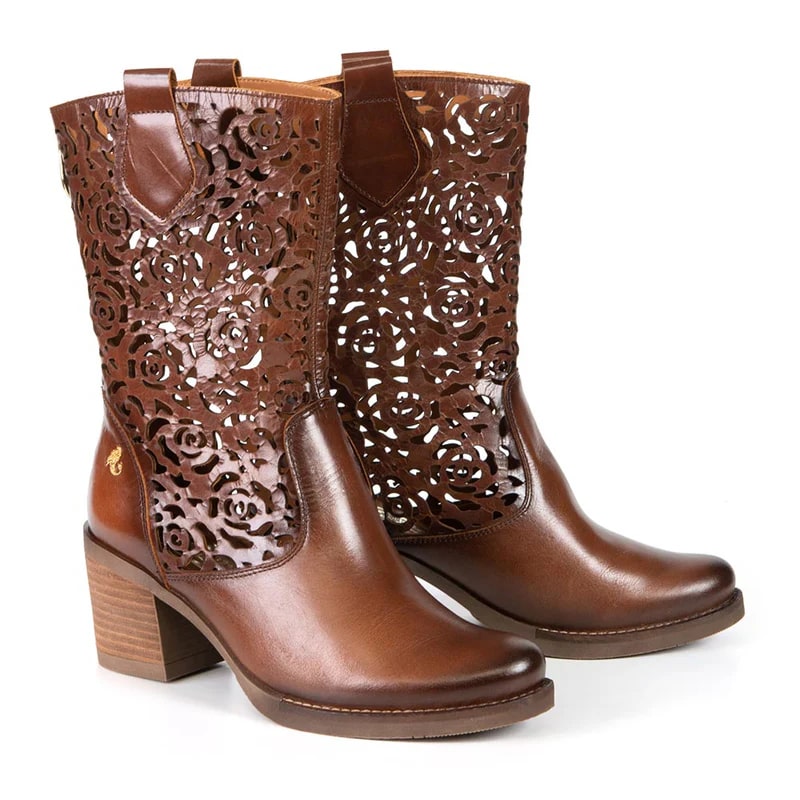 Botte Shania brun teak par Glamille