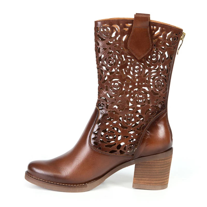 Botte Shania brun teak par Glamille
