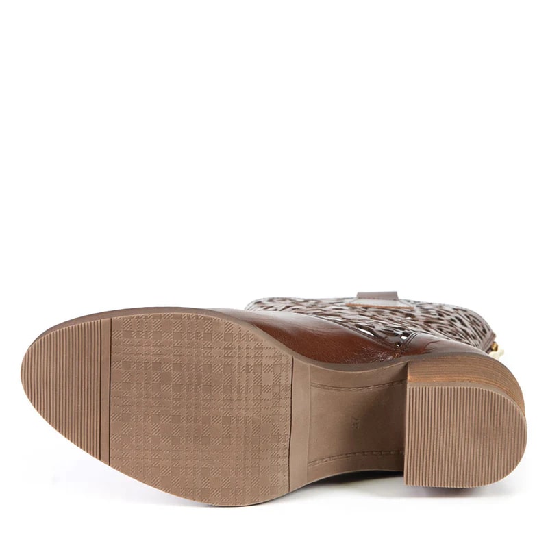 Botte Shania brun teak par Glamille