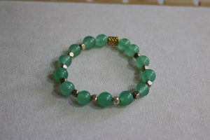 Bracelet Aventurine, cubes BR-4 de Créations Myle