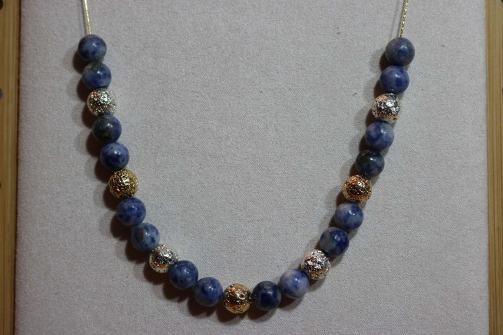 Collier sodalite CO-5 de Créations Myle