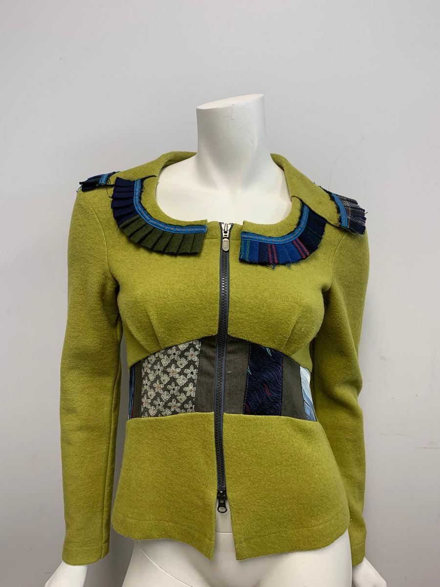 Veste lainage lime small par Myco Anna_ER