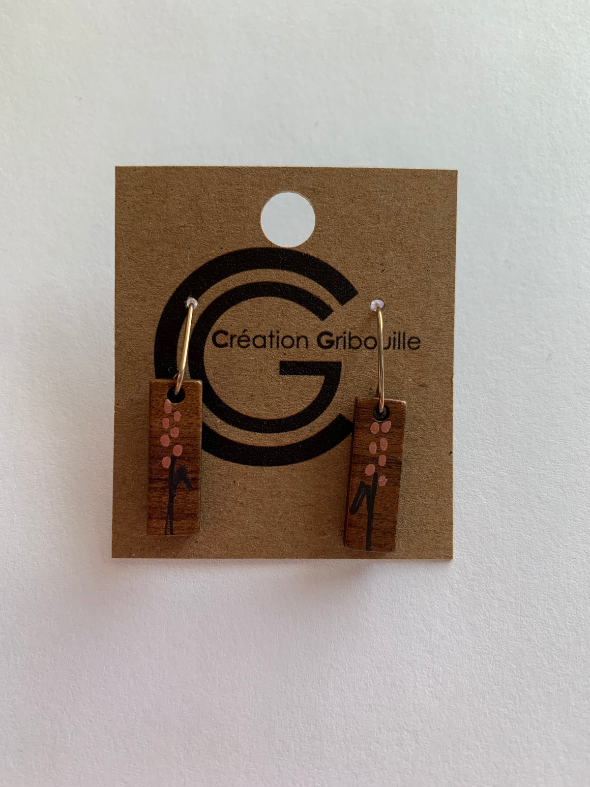 Boucles d'oreilles #402 de Gribouille