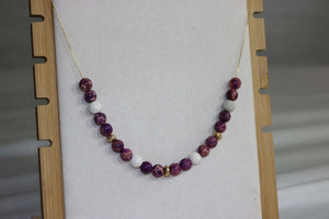 Collier impérial mauve CO-2 de Créations Myle