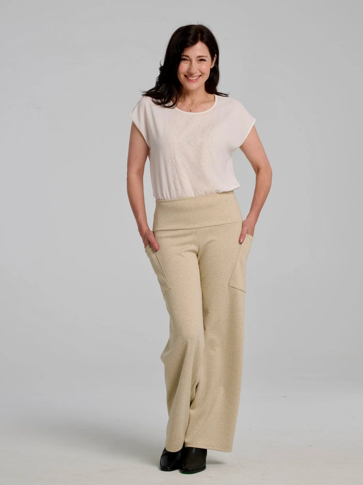 Blouse Perle blanc de Kollontaï