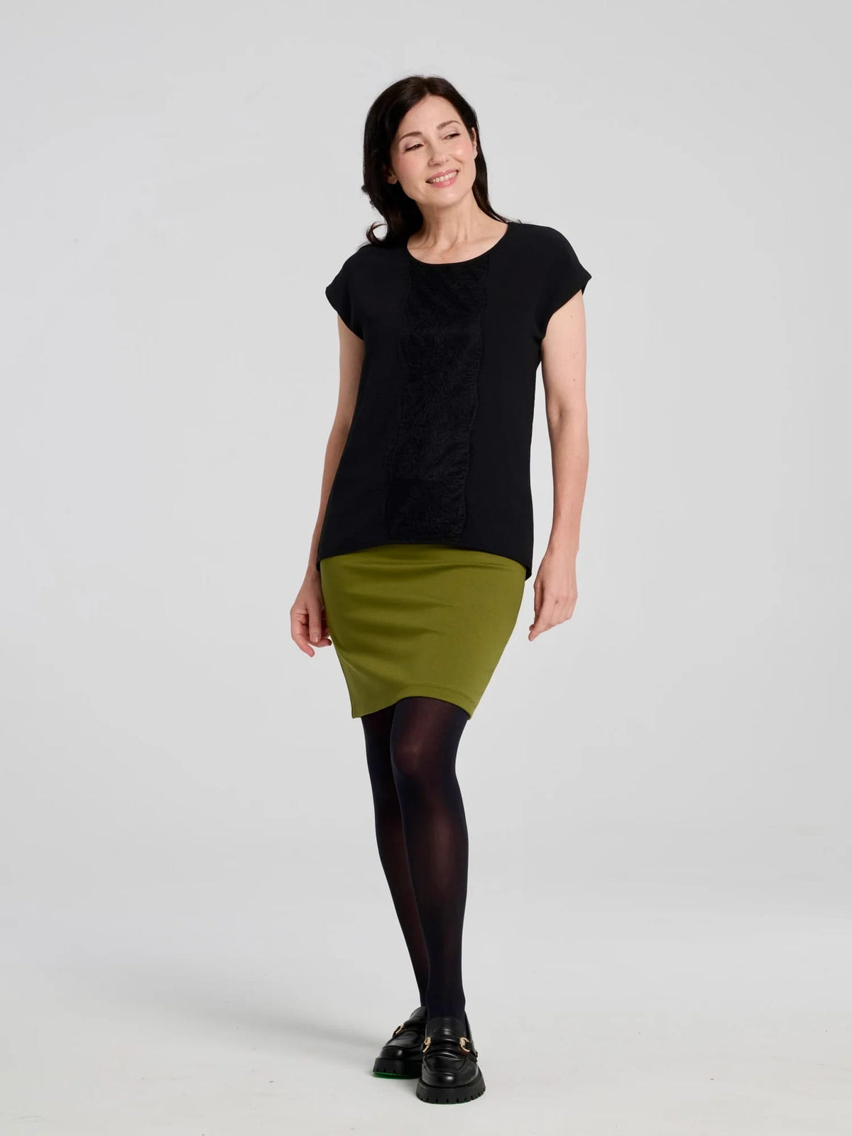 Chemisier Perle noir de Kollontaï