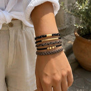 Lot de 5 Bracelet élastiques à cheveux brins de Tokade