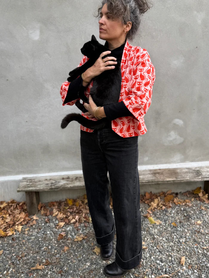 Veste Magnolia chats Kazak