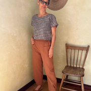 Pantalon Oxalis ginger de Kazak