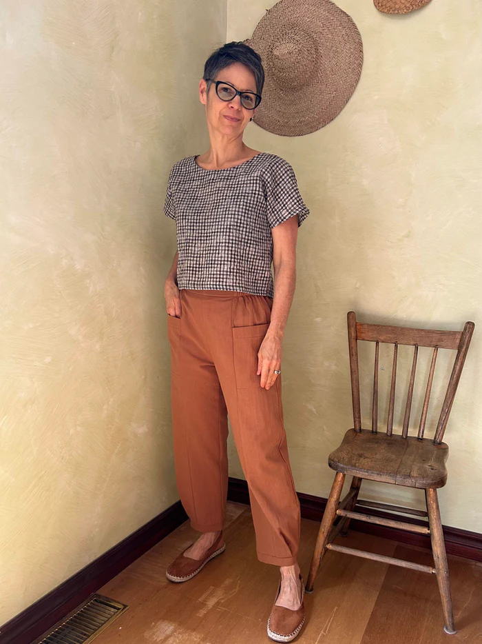 Pantalon Oxalis ginger de Kazak