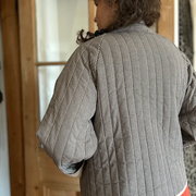 Veste Artémisia rayures taupes de Kazak