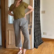 Pantalon Pétunia vichy teal de Kazak