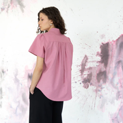 Chemisier Églantine rose pâle de Eve Lavoie