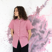 Chemisier Églantine rose pâle de Eve Lavoie