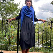 Foulard triangle cobalt de Kazak