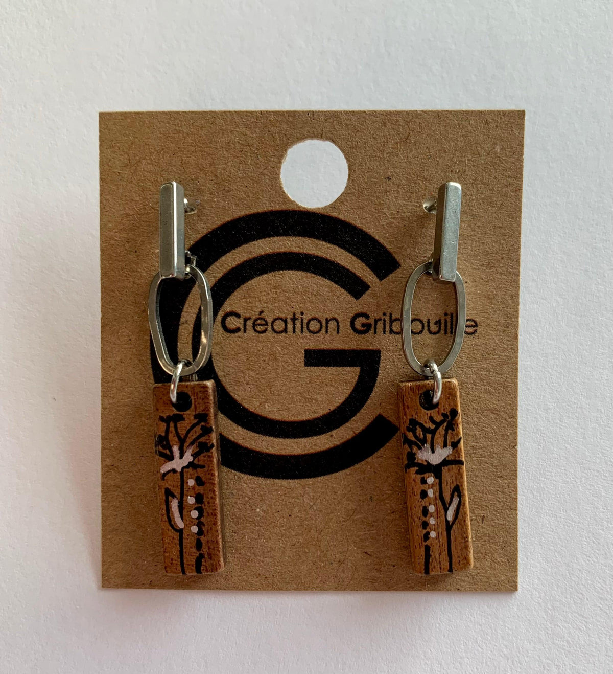 Boucles d'oreilles #401 de Gribouille