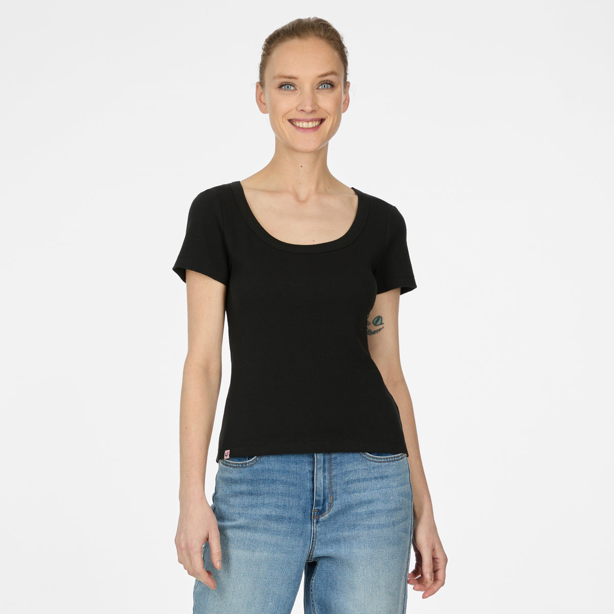 T-shirt Jenile noir Small de Ragwear