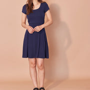Robe Jeanne marine par Cherry Bobin
