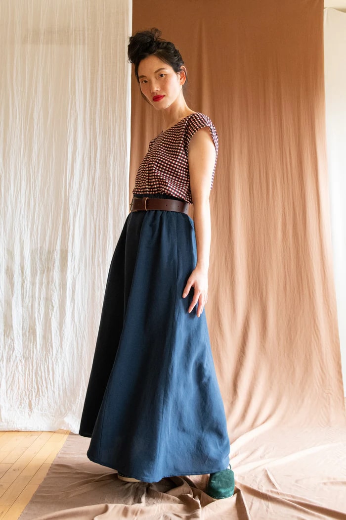 Jupe Verona indigo de Kazak