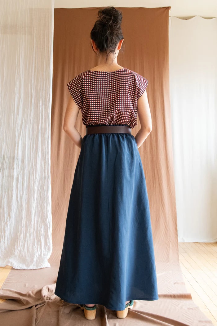 Jupe Verona indigo de Kazak