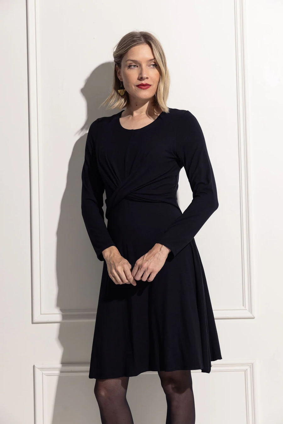 Robe Whitney noire par Cherry Bobin