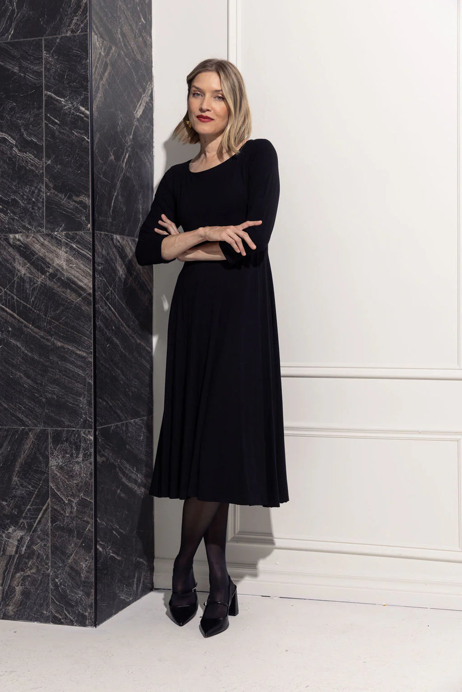 Robe Diamond prune par Cherry Bobin