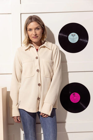 Veste Joplin crème par Cherry Bobin