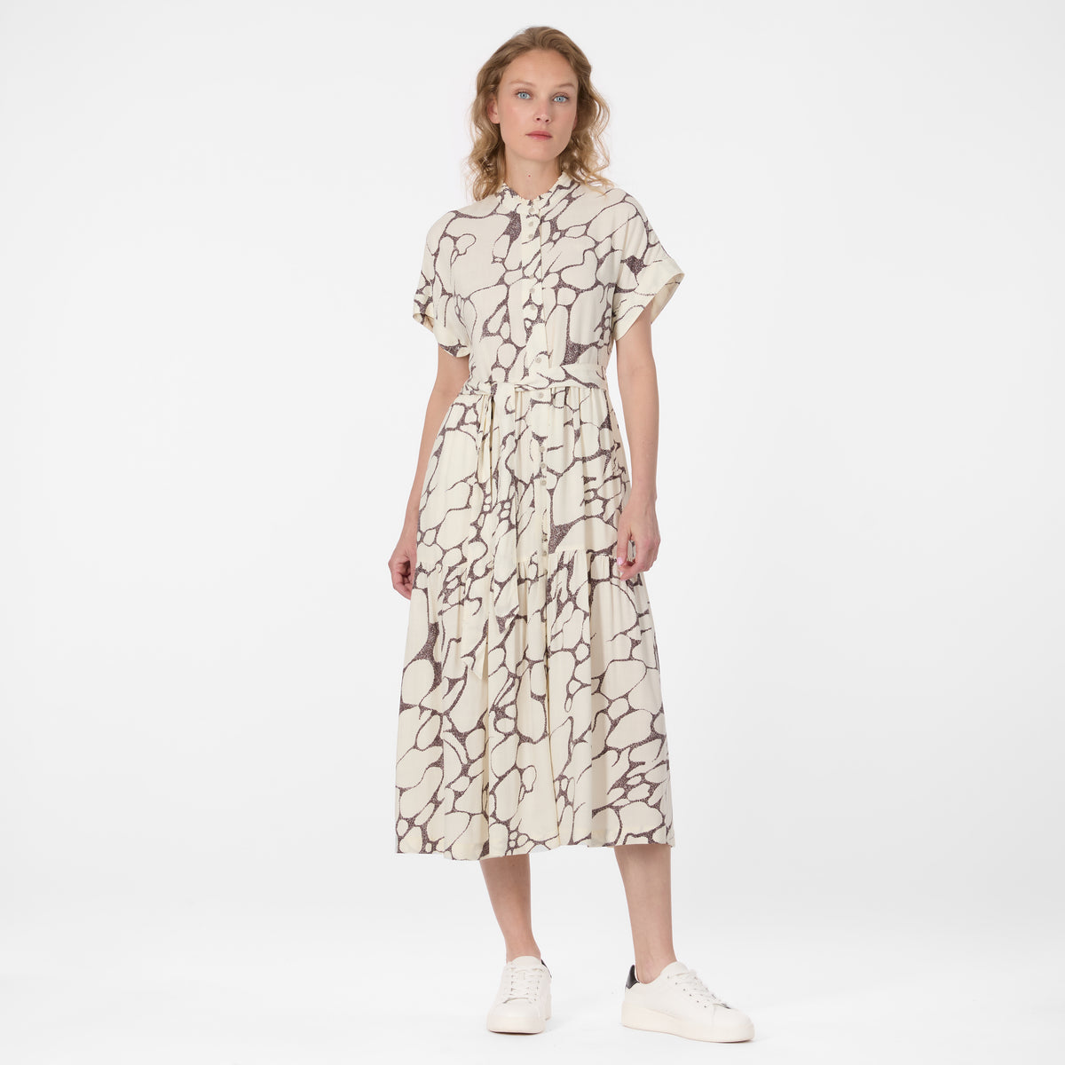 Robe liora print ivoire de Ragwear