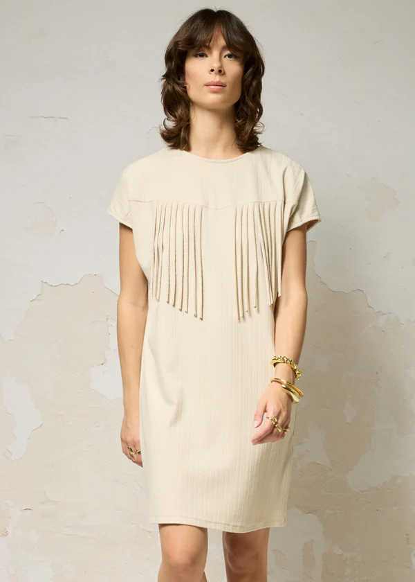 Tunique ou robe Lyssa sand, denim ou fiesta de Cokluch