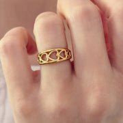 Bague Lola dorée de Tokade