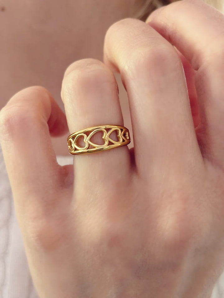 Bague Lola dorée de Tokade