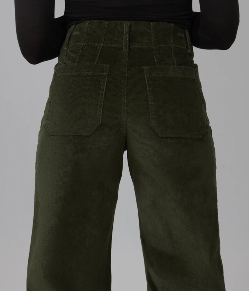 Pantalon Colette vert olive par Lola Jeans