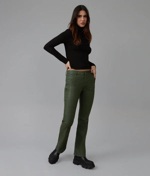 Jeans Billie bootcut olive par Lola Jeans