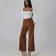 Pantalon Colette brun flamboyant par Lola Jeans