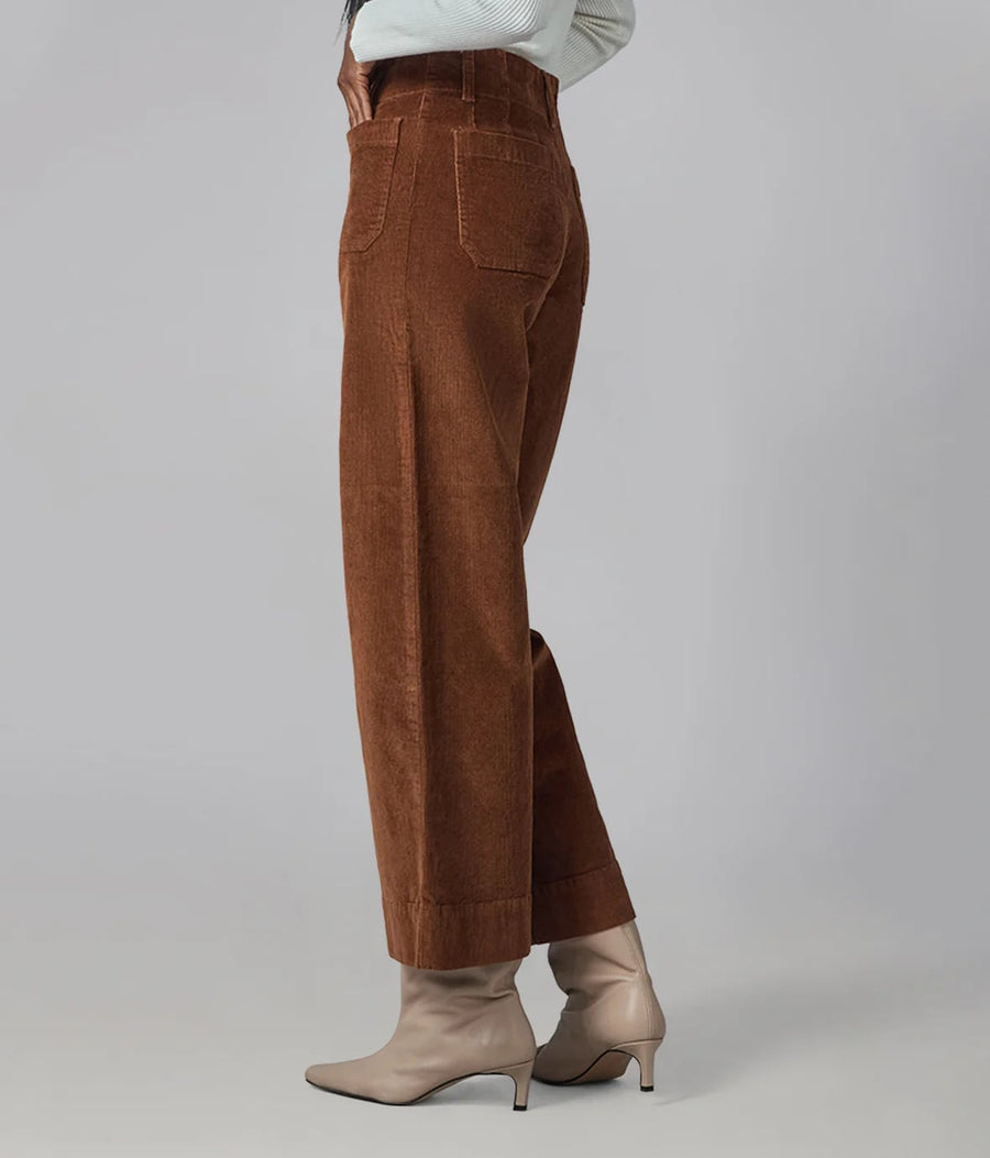 Pantalon Colette brun flamboyant par Lola Jeans